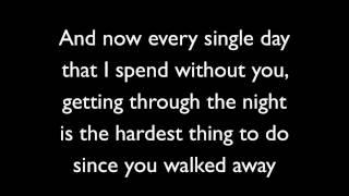 Never Should Have Let You Go - Simple Plan (Lyrics)