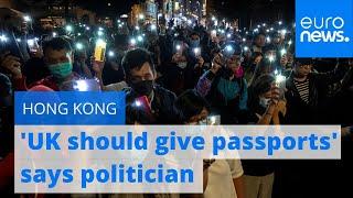 'UK should give passports to Hongkongers,' pro-democracy politician tells Euronews