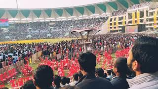 Indian national anthem by 60000 above, @ekana_stadium Lucknow #ekana sport incredible moment