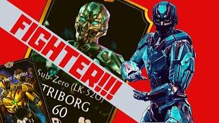 MK Mobile: Triborg Sub-Zero Review! The triborg FIGHTER!