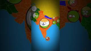 Akhand bharat #countryballs #indianball #shortvideo #trendingshorts #trending #map