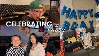 vlogmas day 3: SURPRISING MY HUSBAND FOR HIS BIRTHDAY.. emotional gift dinner at SLATERS 50/50