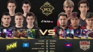 NAVI VS SOON/MOBILE LEGEND World Championship M3/Day 3