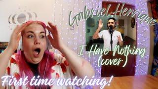*Opera singer's first time watching!* - Gabriel Henrique - I Have Nothing (cover) - Gooble Reacts!