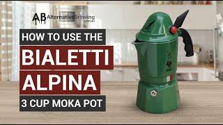 How to use the Bialetti Moka Alpina 3 Cup