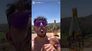 BRAWADIS SMOKING CIGAR *DELETED INSTAGRAM STORY*