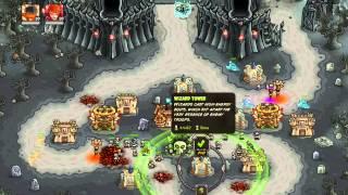 Kingdom Rush Frontiers Walkthrough Level 21 Dusk Chateau [Veteran] [3 Stars]