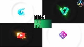 Clean Logo Intro Reveal  DaVinci Resolve Templates 