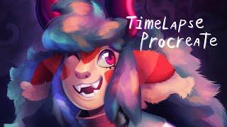 Artfight Attack Timelapse for Mirandamations