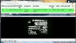 FM DX Baku - 251024 - 90.0 Ictimai Radio (AZE) Baku/Azeri TV Tower (bak) 4kW 23km