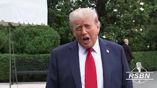 WATCH: President Trump remarks on the Israel-Iran war, "there's a good chance there'll be a deal"