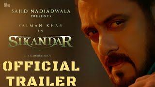 SIKANDAR - Official Trailer | Salman Khan | Suniel Shetty,Sathyaraj,Rashmika Mandanna |AR Murugadoss