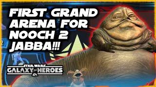 My Very First Grand Arena!!!!  (on my Nooch2Jabba Account)  Star Wars Galaxy of Heroes