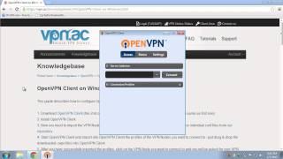 OpenVPN Client on Windows 7