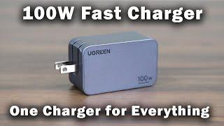 Fast Charge All Your Samsung or Apple Devices Simultaneously w/ 100W UGREEN Charger