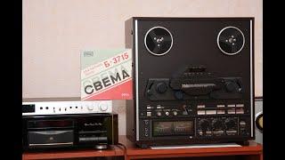 Тест ленты СВЕМА Б-3715 1993г/в. на TEAC Х-2000R