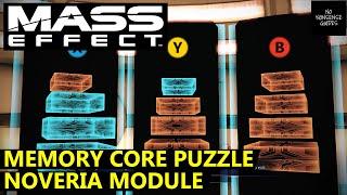 Mass Effect Memory Core Puzzle Solution - Mira Core Noveria Module Puzzle