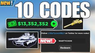 *NEW* WAR TYCOON CODES - WAR TYCOON CODES 2024 - CODES FOR WAR TYCOON - WAR TYCOON ROBLOX CODES