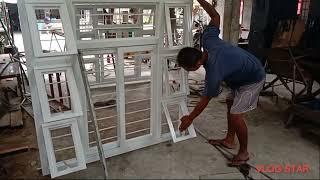 Tubular Steel awning Window type & Tubular sliding window type.Bakal na Bakal!@JOEY'SWELDINGSHOP