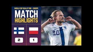 Jakub Kiwior Goal Finland vs Poland 2-1 Highlights FIFA World Cup Qualifiers 2026