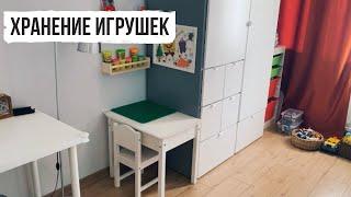 ОРГАНИЗАЦИЯ ХРАНЕНИЯ ИГРУШЕК/ПРИУЧАЕМ РЕБЕНКА К ПОРЯДКУ