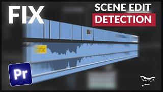 FIX Scene edit detection Not Working | Premiere Pro