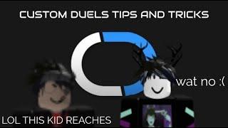 4 tips to be better in custom duels [ROBLOX]