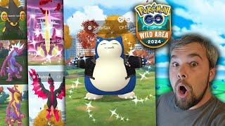 Fukuoka Wild Area Event Day 2! Shundos, Mighty Shinies, Hundos, Galarian Birds, & More!