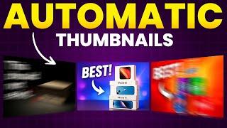 New FREE Automatic AI Thumbnail Generator! (DON'T MISS)