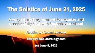 21 JUNE SOLSTICE 2025. Half a year already gone. What does the other half have in store for us?