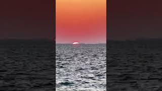 47 second Sunset tonight from Boca CHITA Bay #boatlifestyle #trawler #noregrets #boatlife