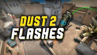 TOP 15 Dust 2 POP FLASHES - NEW CS:GO FLASHBANGS