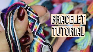 Rainbow Zig Zag Tutorial [CC] || Friendship Bracelets