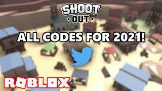 ALL SHOOT OUT CODES! [2021] - Roblox