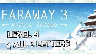 Faraway 3 Arctic Escape Level 4 All 3 Letters/Notes Walkthrough (by Snapbreak)