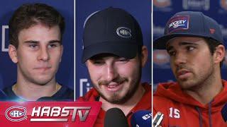 Dach, Newhook + more Habs address the media at training camp | FULL PRESS CONFERENCES