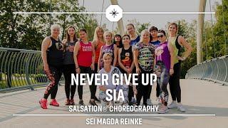 NEVER GIVE UP - Sia - Salsation® choreography by SEI Magda Reinke