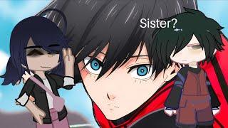 Gacha Reaction to Marinette brother as Itoshi Rin