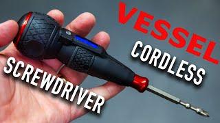 VESSEL Cordless Rechargeable Ballgrip Screwdriver