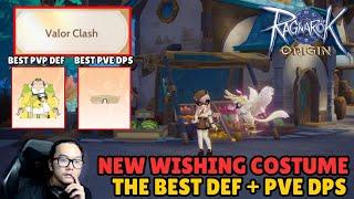 NEW BEST COSTUME FOR DEF & PVE DPS ! VALOR CLASH !! RAGNAROK ORIGIN GLOBAL