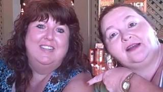 Tammy Frazier and Callie Belk from the Ruby Fan page meet first time