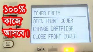 TONER EMPTY PROBLEM All TOSHIBA e-STUDIO