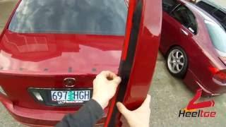 How to install parts with 3M-VHB Tape, featuring ATLP CSL-Style Spoiler