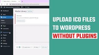 How to upload ico files to WordPress without plugins? Custom codes | #WordPress 50