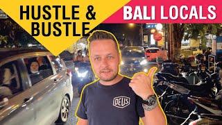 Hustle and Bustle of Locals Life in Bali