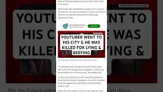 YOUTUBER PULLED UP TO HIS KILLER’S CITY & TAUNTED HIM & LOST HIS LIFE #vegas #short #youtubebeef