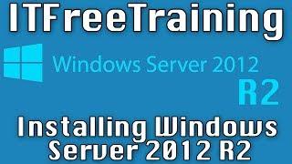 Installing Windows Server 2012 R2