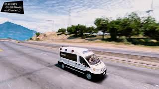 Police Passenger Van Ford Transit  GTA V MOD 4K/60FPS GTX 1080Ti _REVIEW