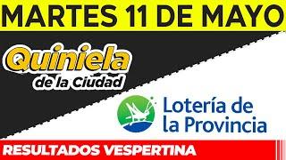 Resultados Quinielas Vespertinas de la Ciudad y Buenos Aires, Martes 11 de Mayo