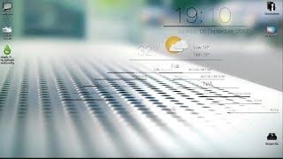 Windows 10 customizing Simplic 2 rainmeter skin